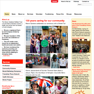 Community centre website